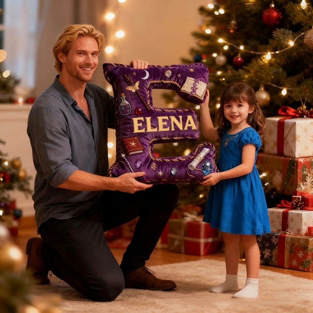 Personalized Magic Academy Pillow Decorated with Magic Scrolls Magic Potions Magic Wands Graphic 3D Print Pillow for Kids and Magic Lovers