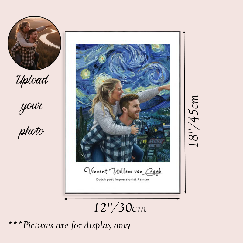 Personalized Couple Photo Post Print Celebrating Decade of Love Poster Canvas Painting Couple 10th Anniversary Keepsake Canvas Painting