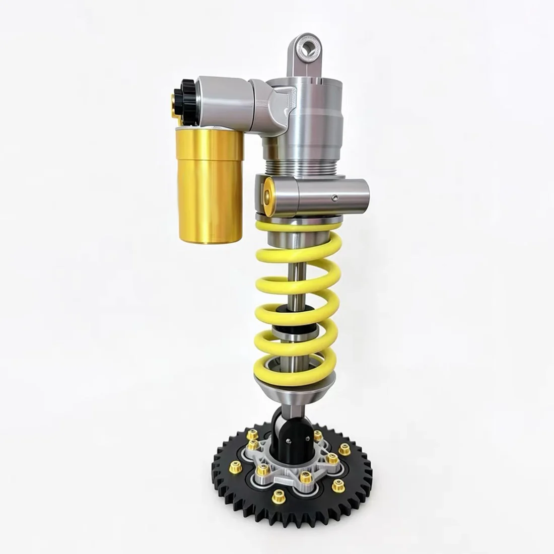 Creative Automotive Shock Absorber Desk Lamp, Simulation Damper Spring LED Night Light, Unique Present for Car Enthusiasts Men Dad, Rechargeable Port Available