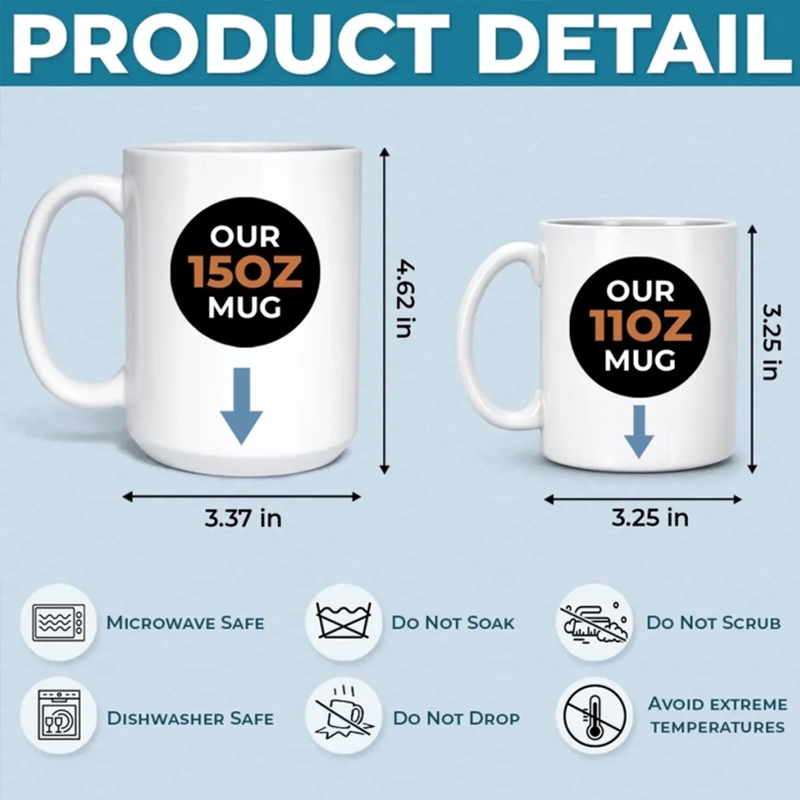 Personalized Golf Mug Custom Name Best Dad By Par Father's Day Birthday Golf Gifts For Dad Grandpa