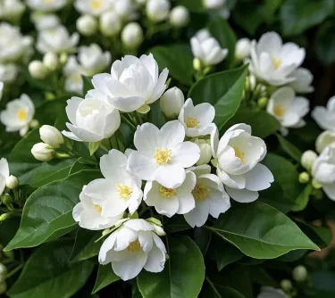 🌸🌿Семена за жасмин, четири сезона цъфтят, с интензивен аромат, подходящи за балкон и саксии, със снопести цветя и лесно отглеждане