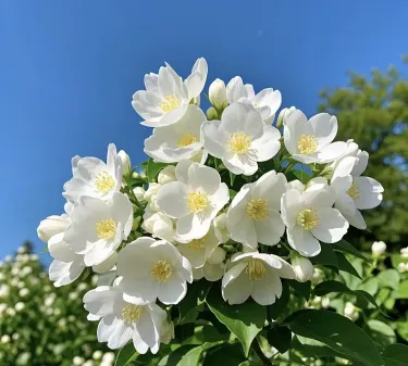 🌸🌿Семена за жасмин, четири сезона цъфтят, с интензивен аромат, подходящи за балкон и саксии, със снопести цветя и лесно отглеждане