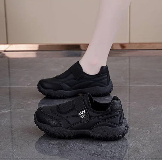 👉 👟Дамски удобни маратонки със закопчаване с каишка и масивна подметка