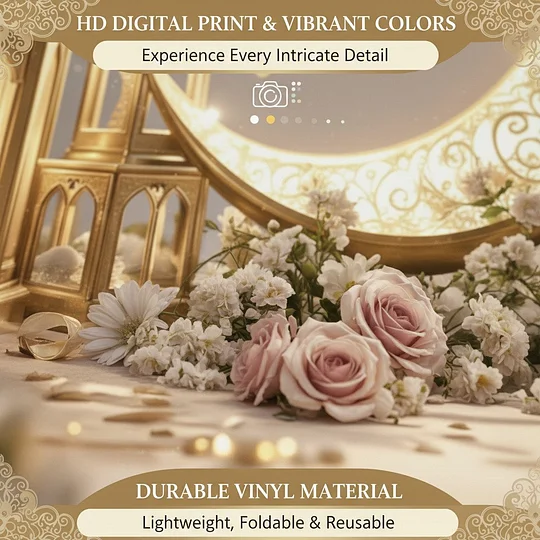 👉 Голяма стенна декорация с мотив „Рамадан Карим“ и Айд