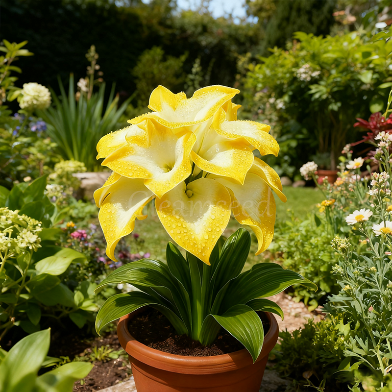 ❄️ Рядък нов сорт луковици на синя кала Ice Blue 💙 – Лесна за отглеждане, устойчива на студ и топлина