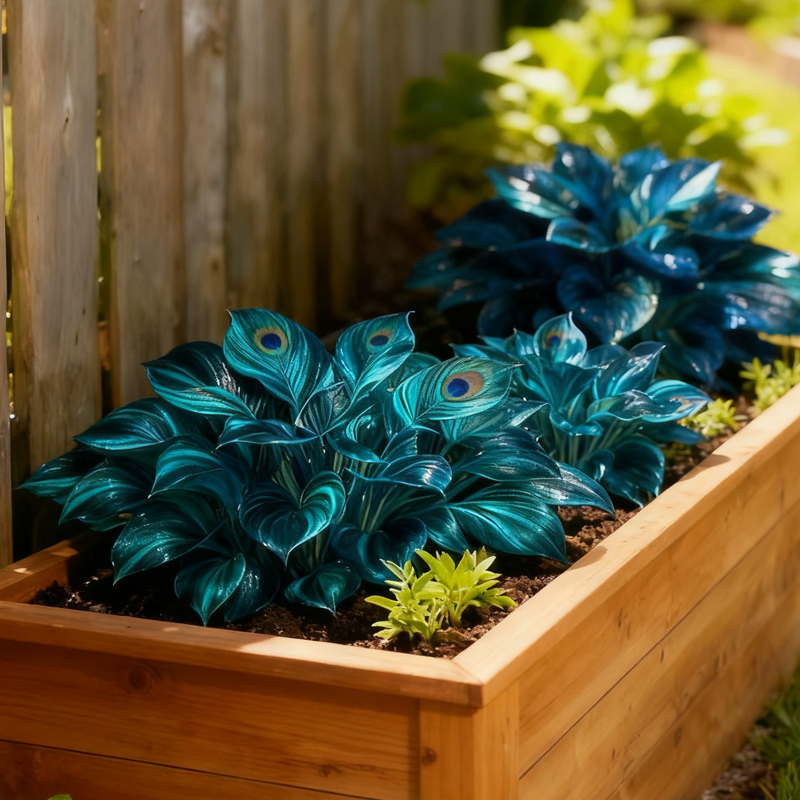 ⭐ Семена Sapphire Hosta – Редки сини листа за впечатляващи сенчести градини