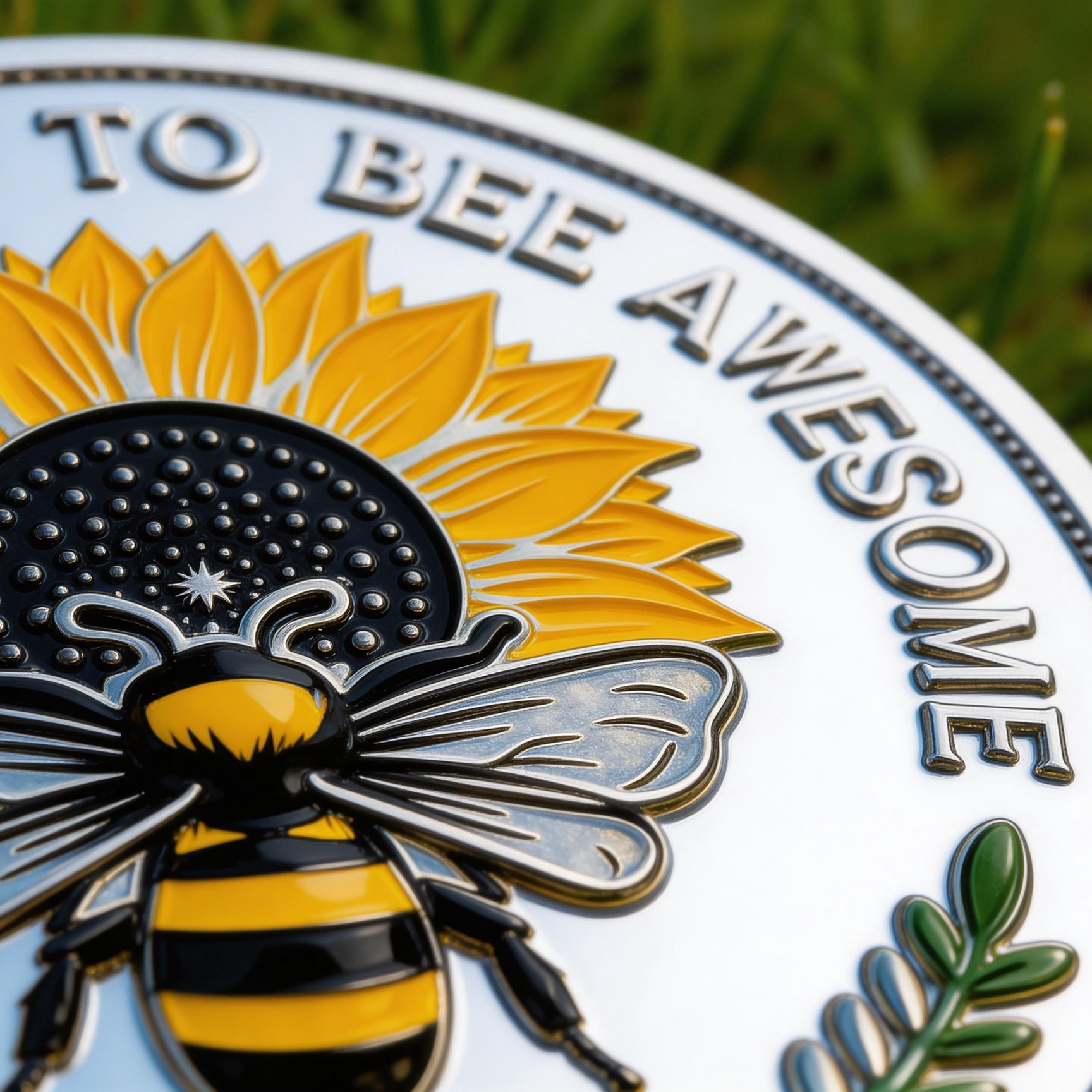 🏆 Bee Kind Positivity Commemorative Coin 🐝🪙🌼