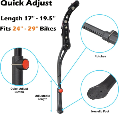 Premium Adjustable Bike Kickstand – Stability Meets Durability
