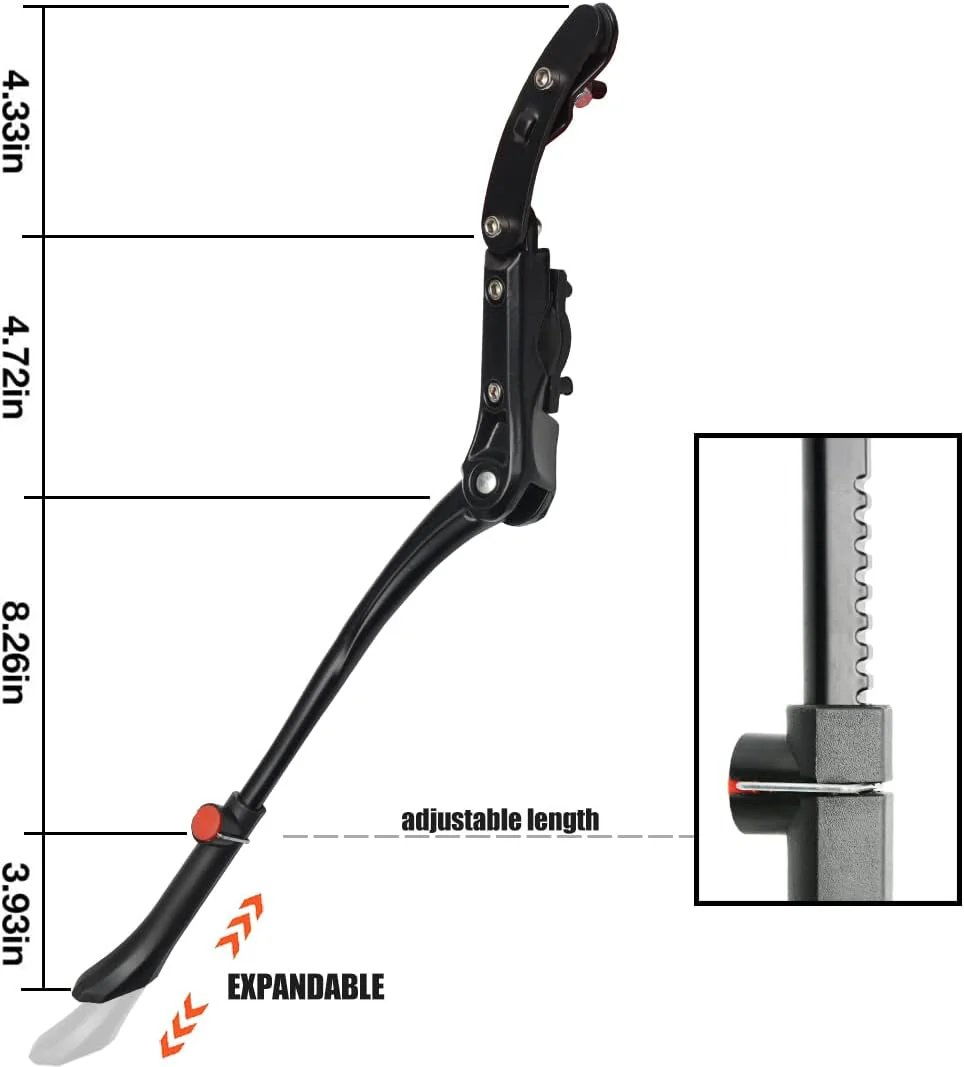 Premium Adjustable Bike Kickstand – Stability Meets Durability