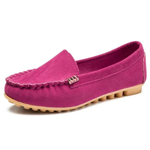 Round-Toe Flats,Breathable Orthopedic Slip On Walking Shoes