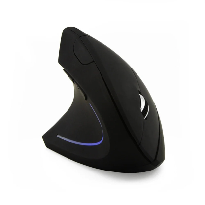 Left Hand Ergonomic Vertical Mouse – Wireless 2.4G with Side Buttons