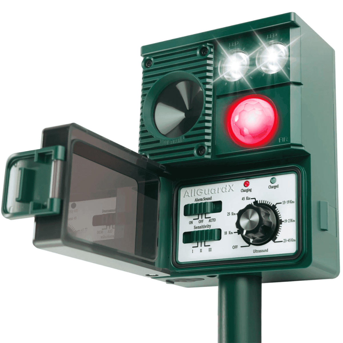 Professional Solar Ultrasonic Animal Repellent for Garden - Adjustable Frequency