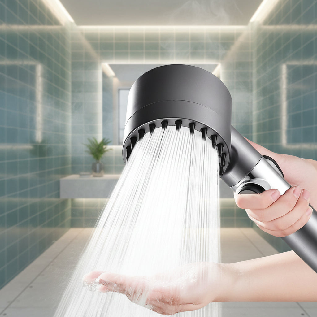 High-Pressure Shower Head with 9-Layer Filtration