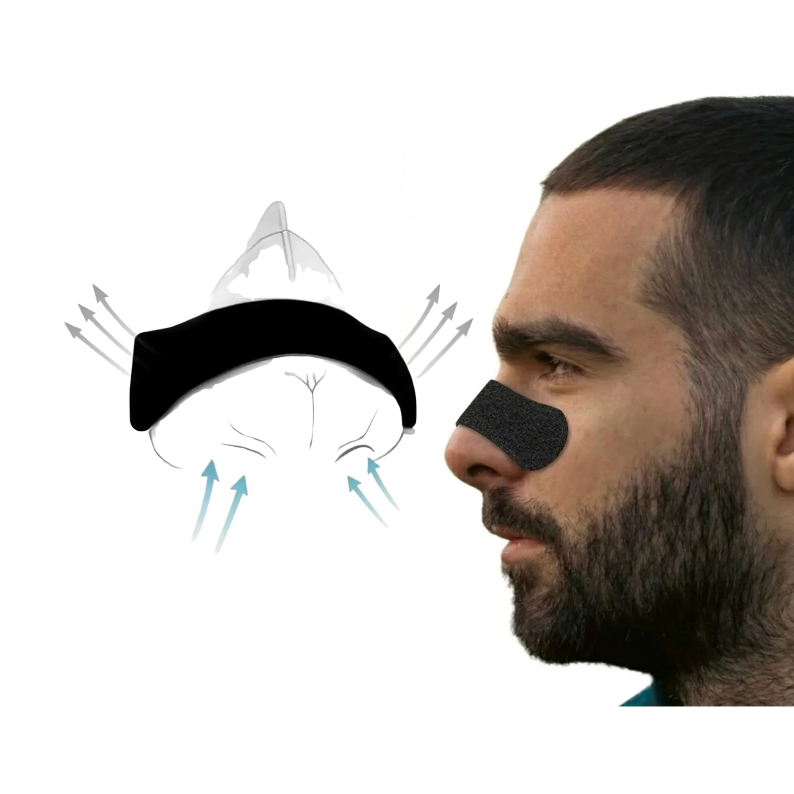 Nasal Dilator Strips - Breathable, Latex-Free & Skin-Friendly Adhesive