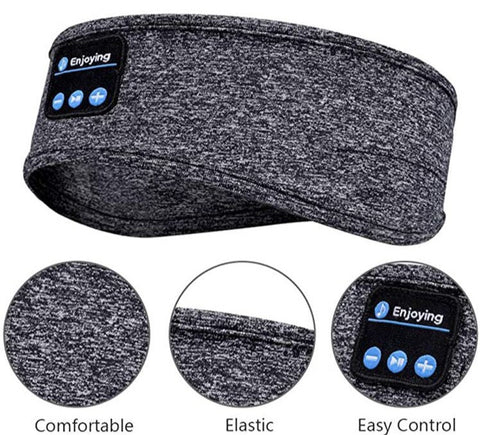 Bluetooth Sleep Headband with Built-in Headphones