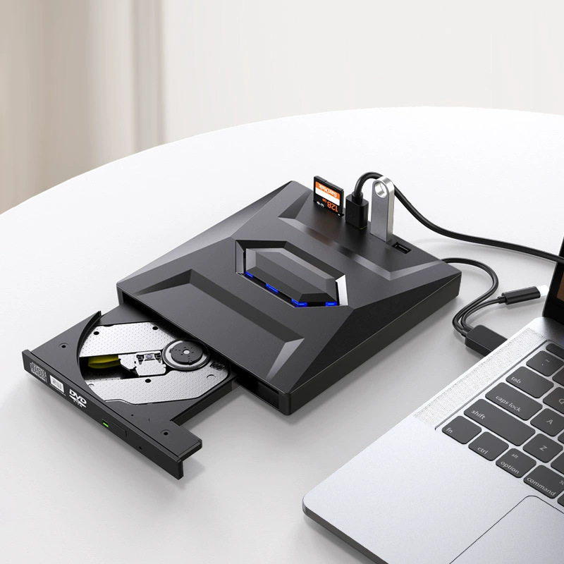 7-in-1 External DVD Player & CD/DVD RW Writer