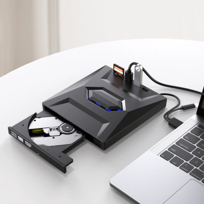 7-in-1 External DVD Player & CD/DVD RW Writer