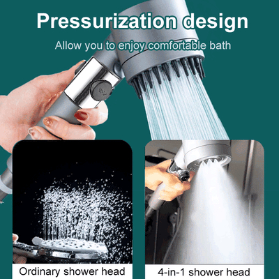 High-Pressure Shower Head with 9-Layer Filtration