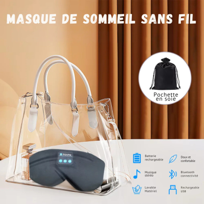 Noise-Cancelling Sleep Mask with Bluetooth