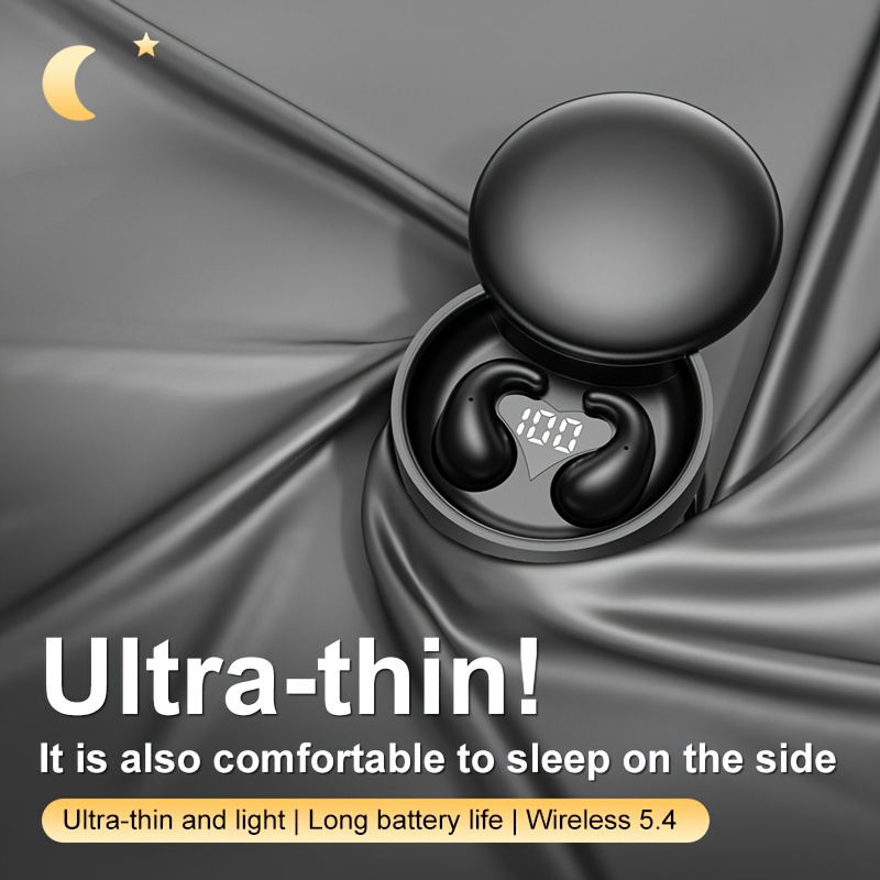 The Nicevt™ Invisible Sleep Buds — Ultra-Thin Design for Side Sleepers & Deep Rest