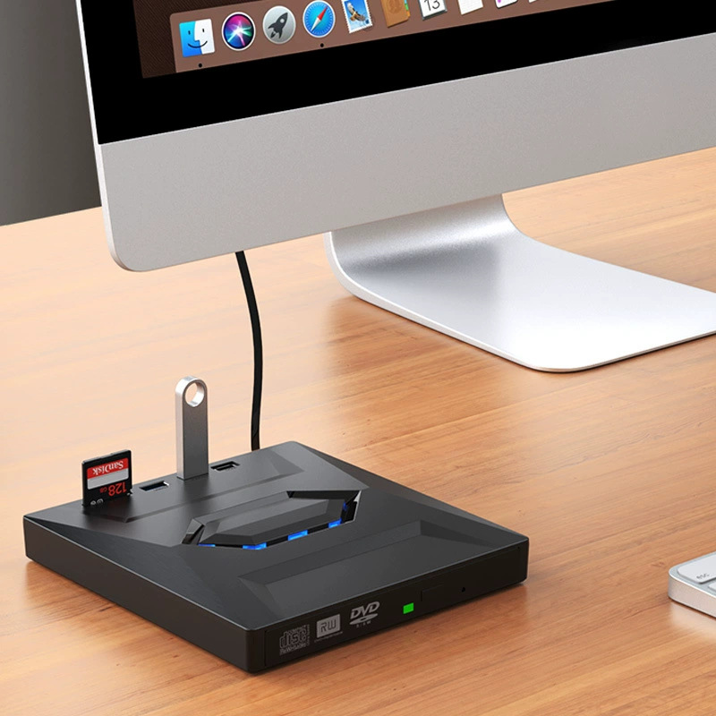 7-in-1 External DVD Player & CD/DVD RW Writer