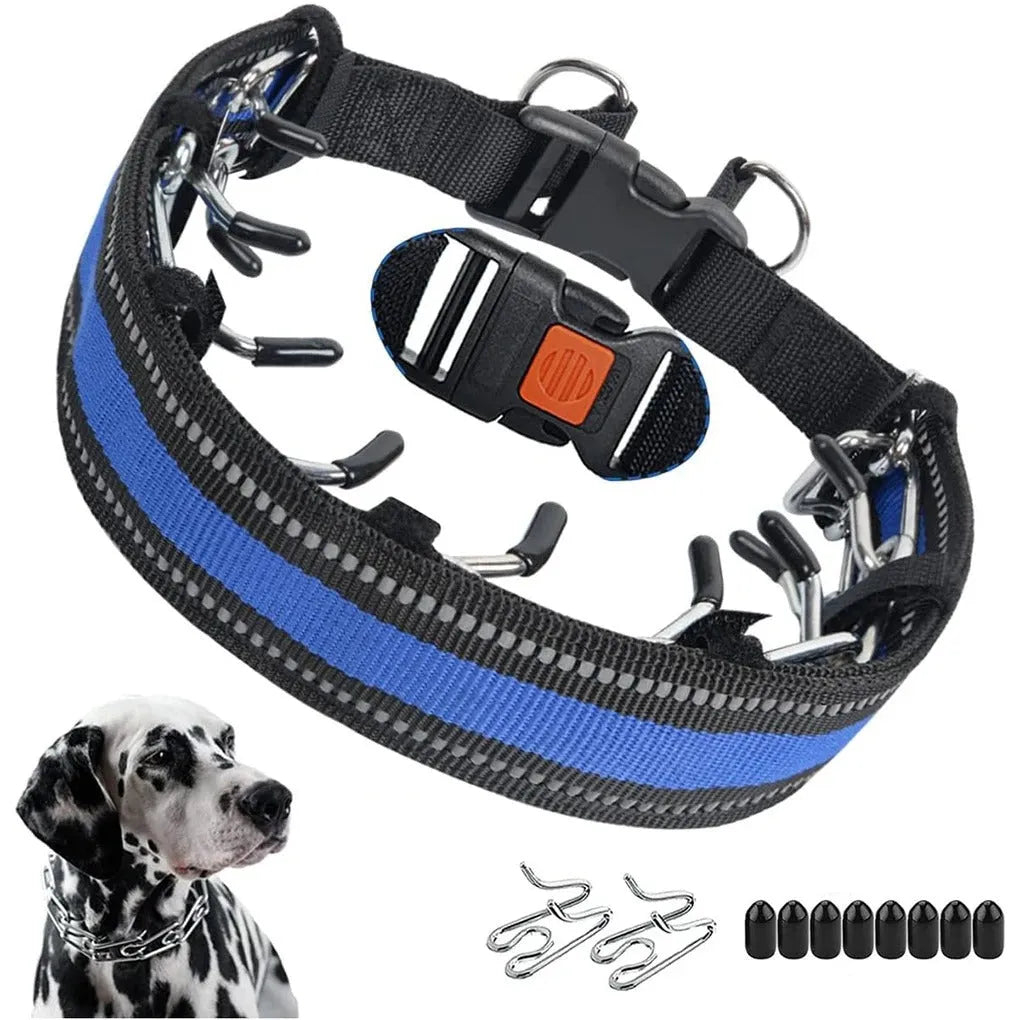 Dog Training Collar No-Pull Adjustable Stainless Steel Chain