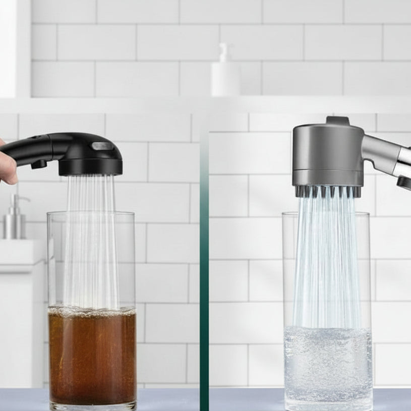 High-Pressure Shower Head with 9-Layer Filtration