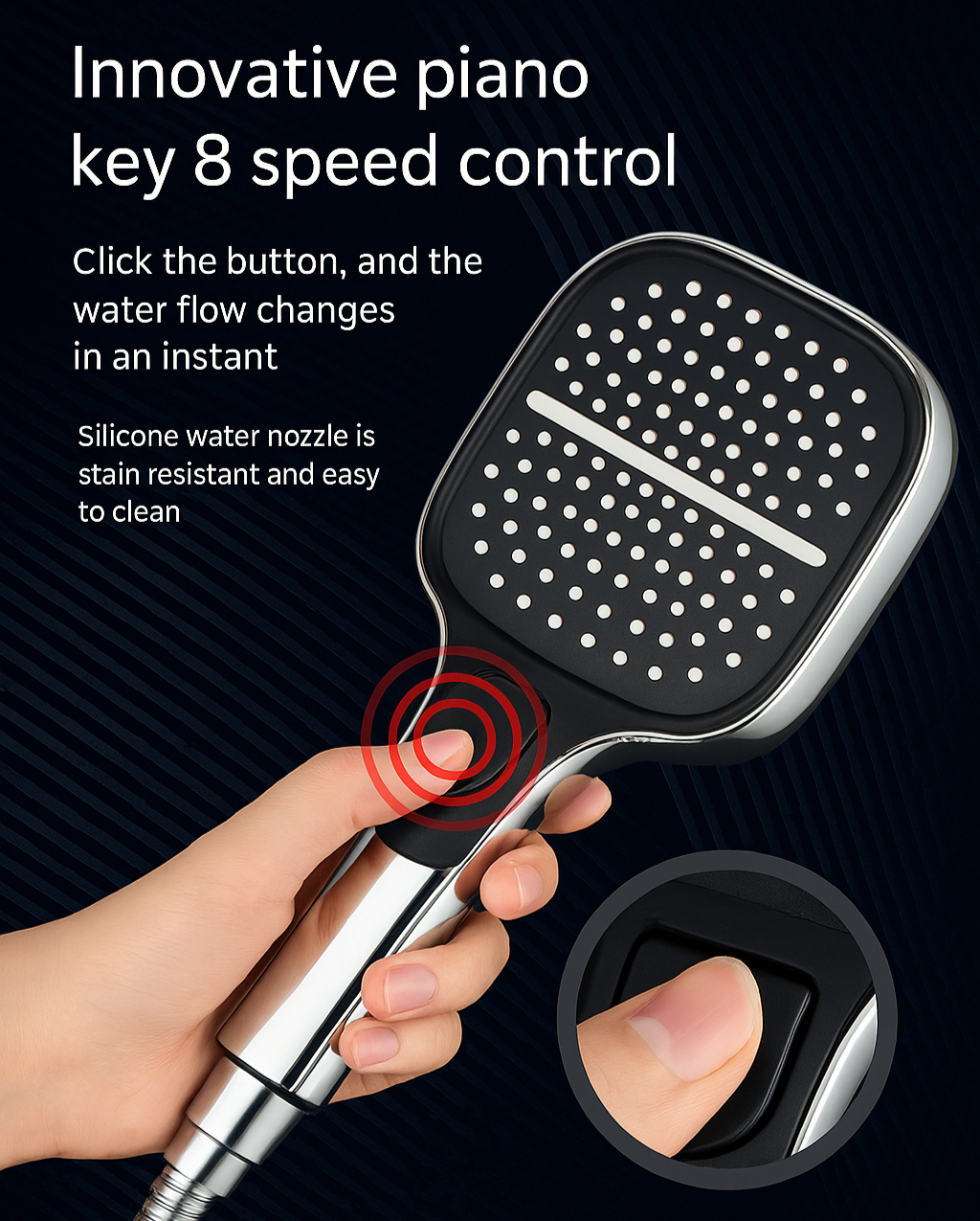Filtered High-Pressure Shower Head
