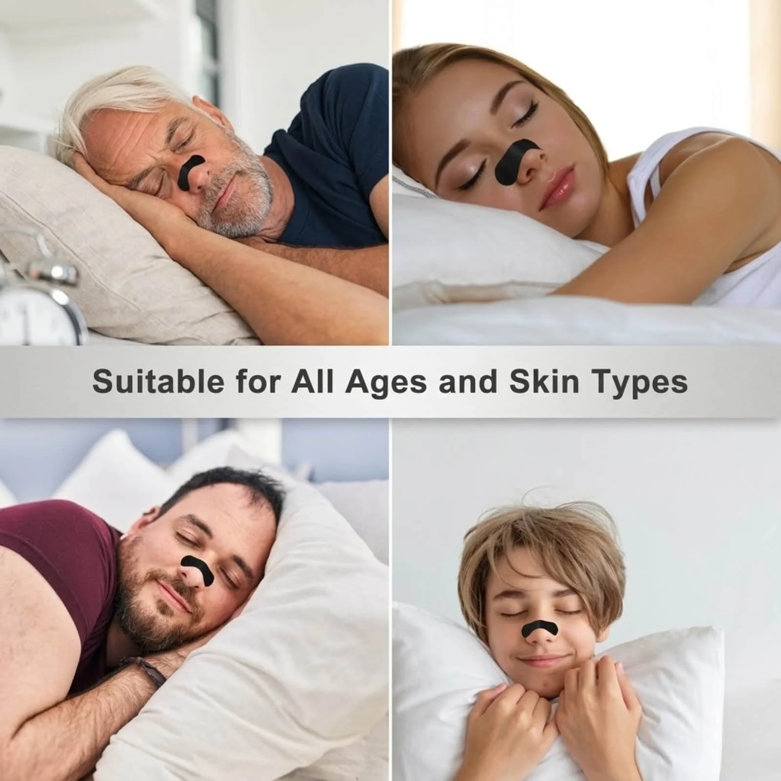 Nasal Dilator Strips - Breathable, Latex-Free & Skin-Friendly Adhesive