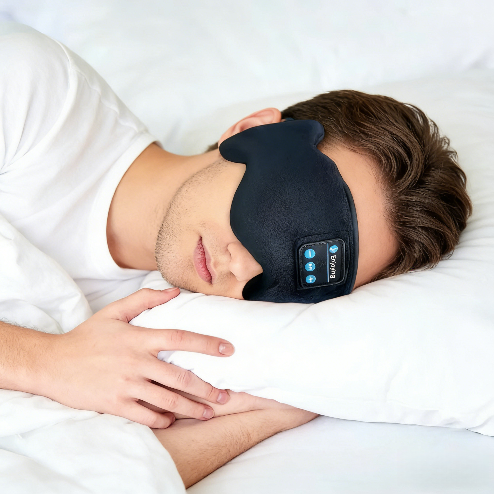 Noise-Cancelling Sleep Mask with Bluetooth