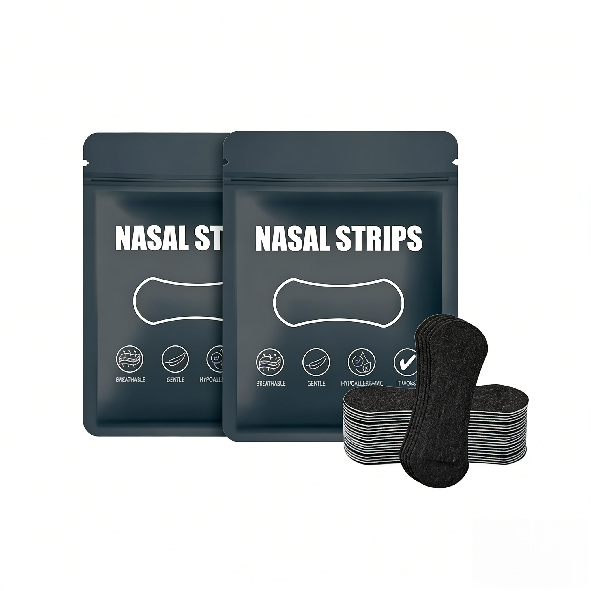 Nasal Dilator Strips - Breathable, Latex-Free & Skin-Friendly Adhesive