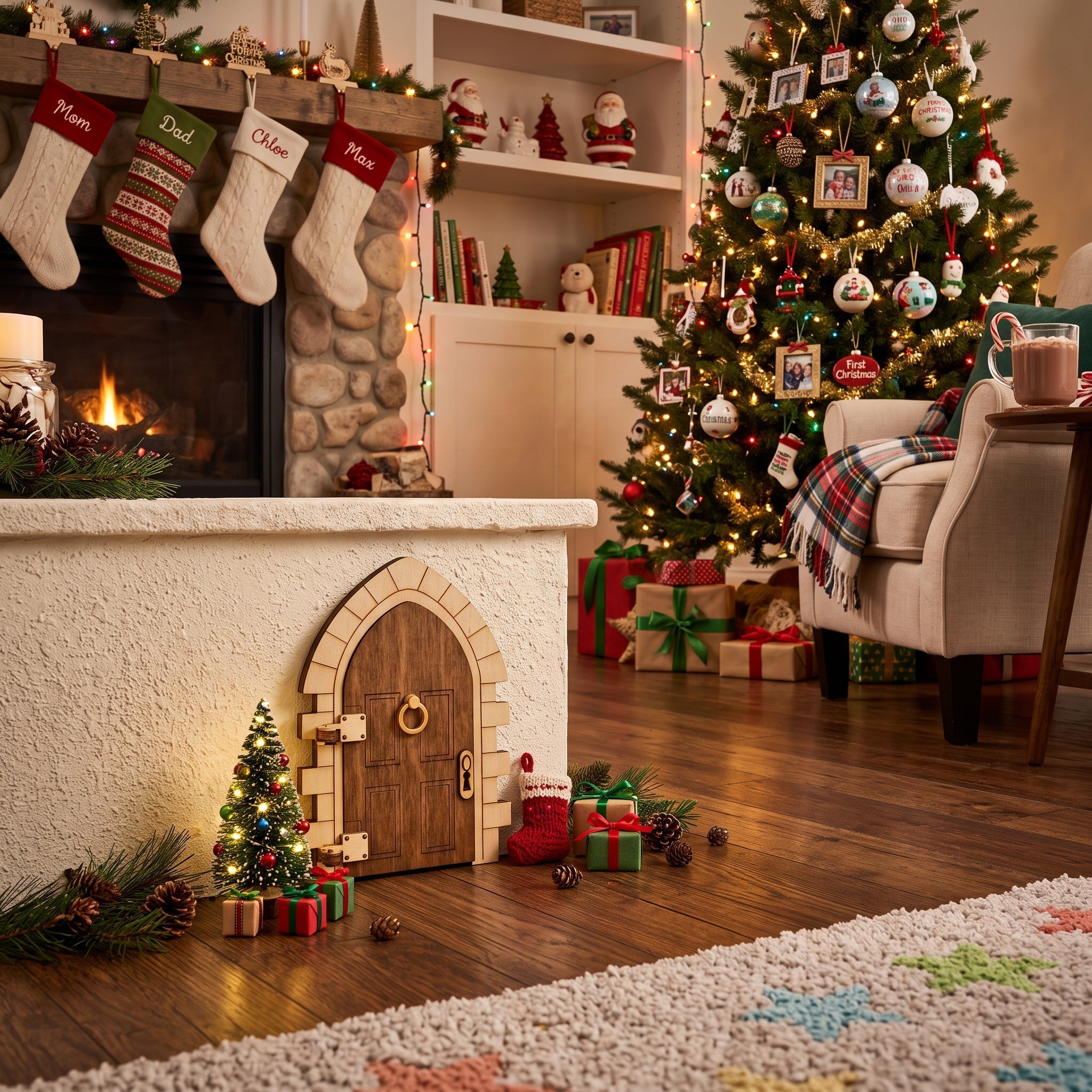 The little elf door that can be opened – a hidden little world