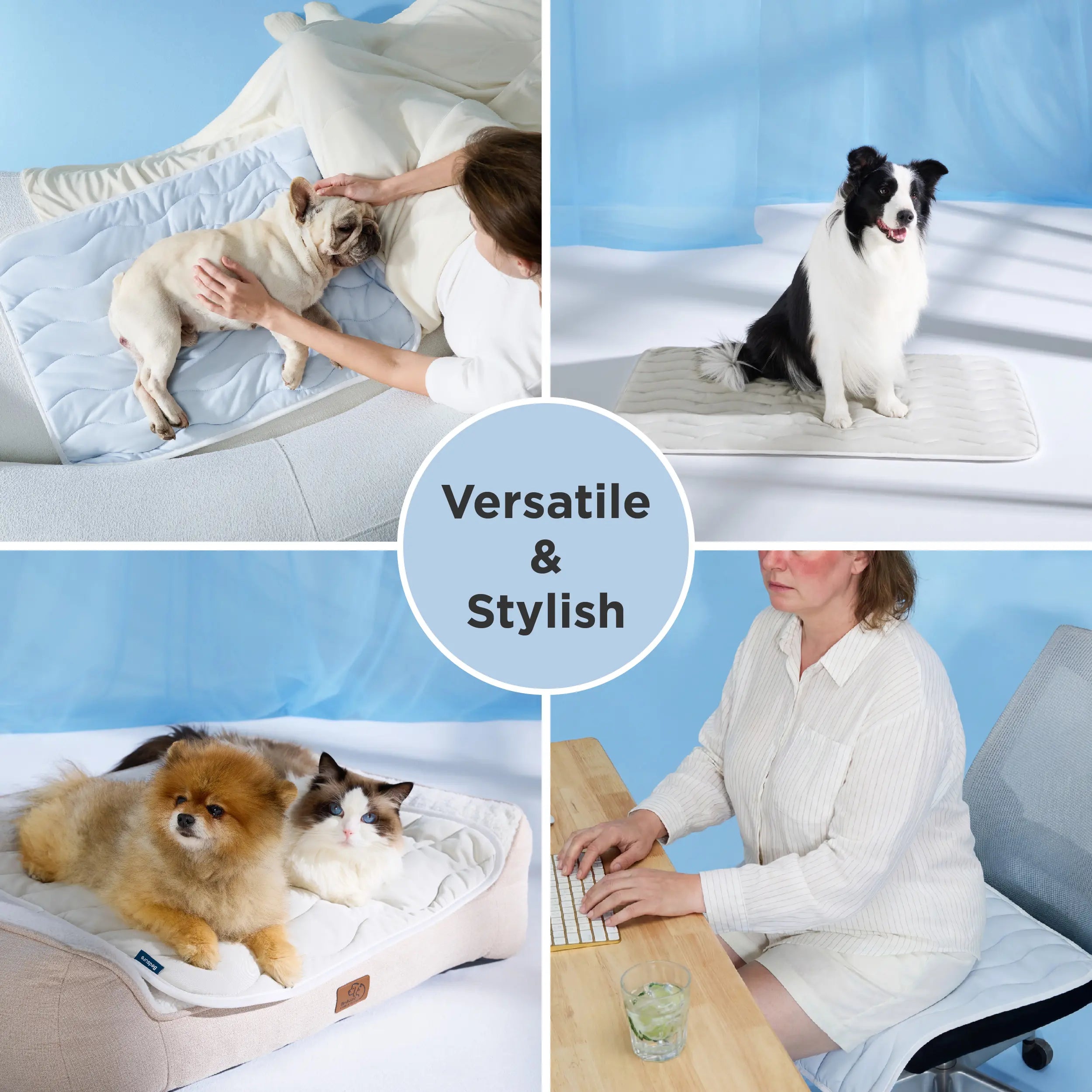 Pet Cooling Mat | Instant Cooling Relief for Overheated Pets