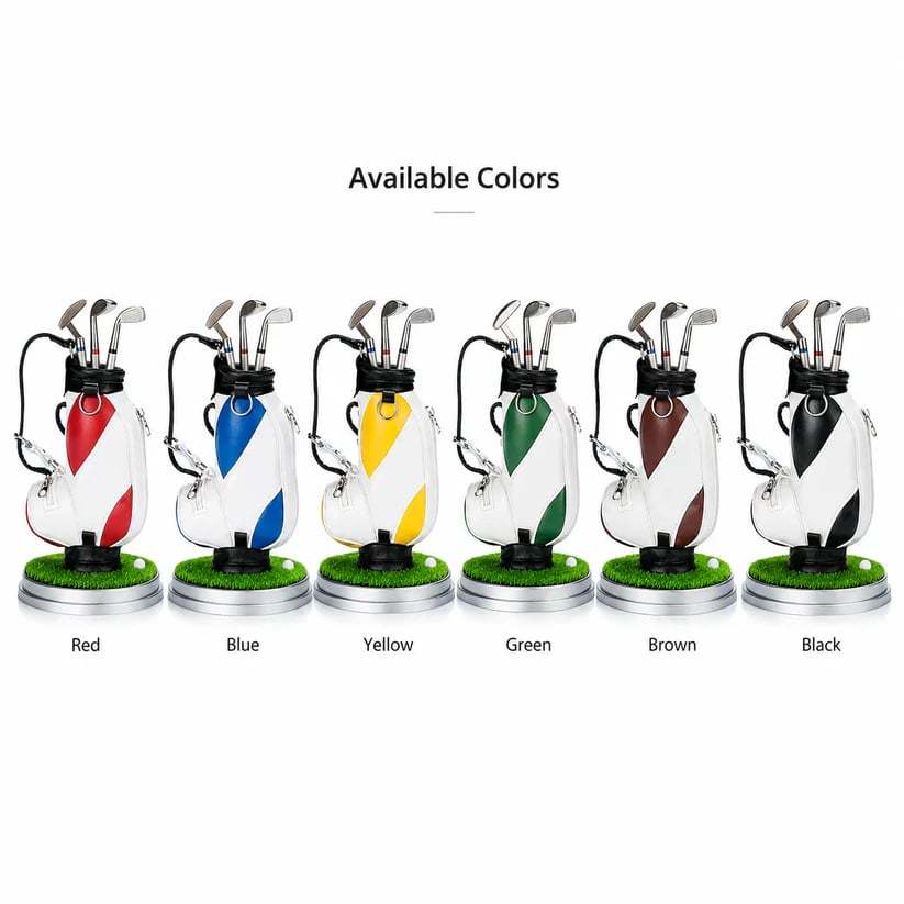 Golf Pen Holder + 3-Pen Set🏌️‍♂️Elevate Your Office Desk – A Hole-in-One for Style & Function