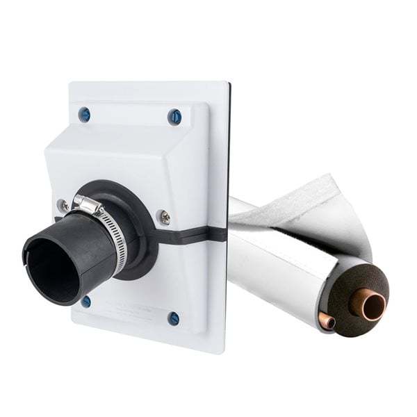 HVAC Wall Penetration & Line-Set Cover Kit – Retrofit Finish Solution