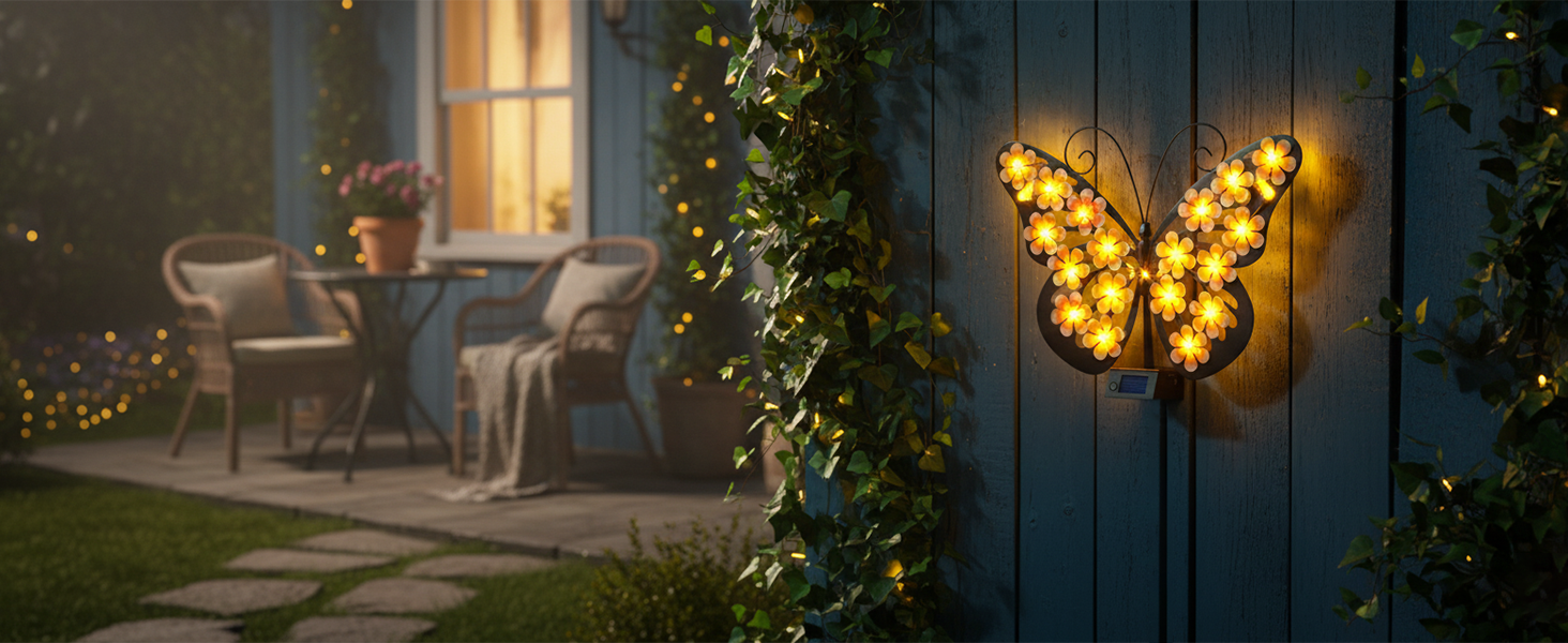 solar garden decor