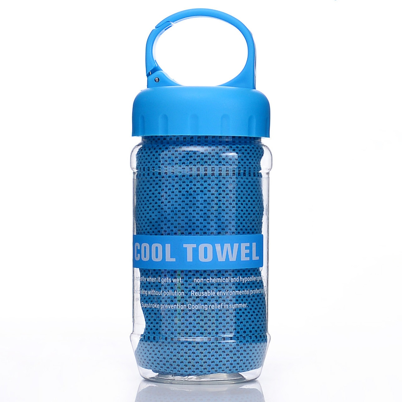 Summer Instant Chill Cooling Towel | Portable Bottle Pack Heat Relief Towel For Gym, Hiking & Outdoor