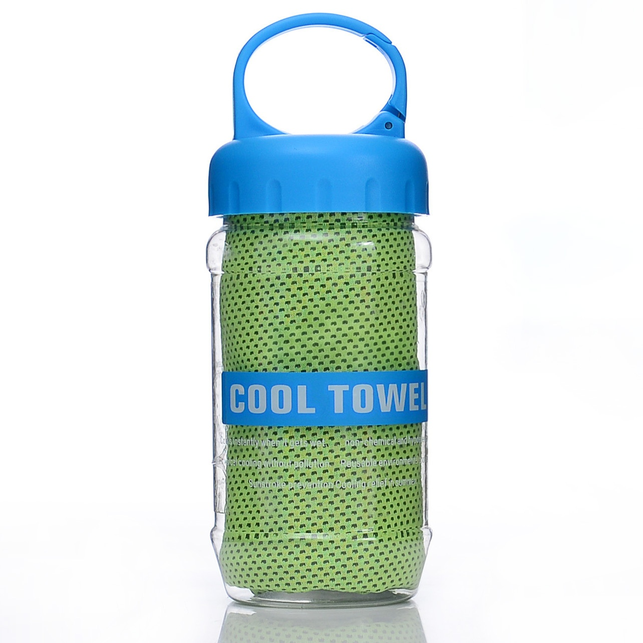 Summer Instant Chill Cooling Towel | Portable Bottle Pack Heat Relief Towel For Gym, Hiking & Outdoor