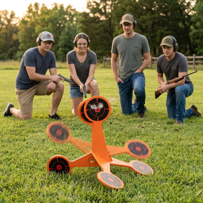Spinning Shooting Target (Thickened Flip Roller)
