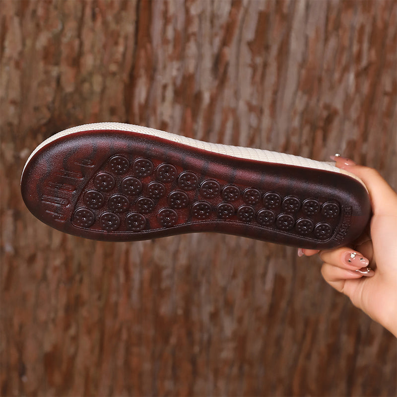 Breathable Women's Knit Flats – Soft, Lightweight, & Comfortable—Even on Long Walks