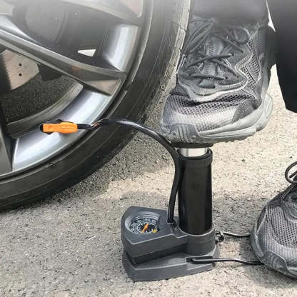 Portable Air Compressor | Accurate Pressure Gauge & Quick Inflation Tool