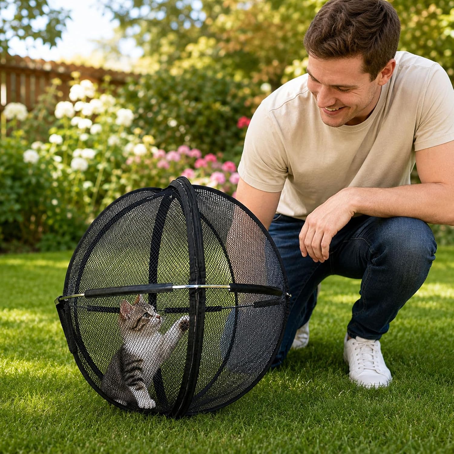 breathable reinforced pet playpen mesh