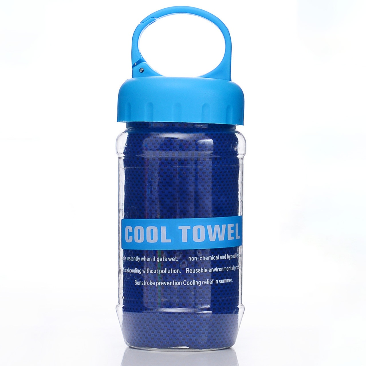 Summer Instant Chill Cooling Towel | Portable Bottle Pack Heat Relief Towel For Gym, Hiking & Outdoor