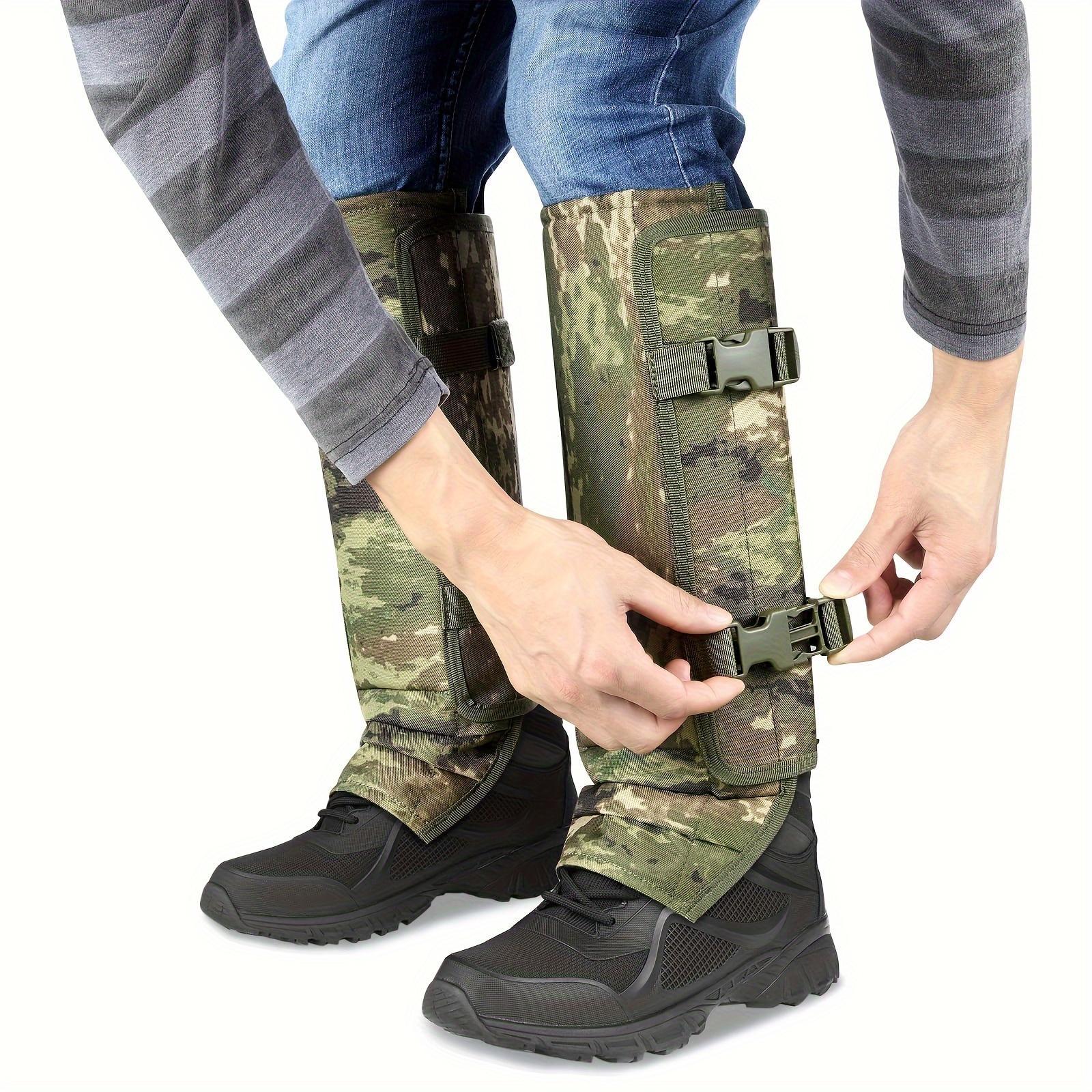 Unisex Adjustable Outdoor Snake-Resistant Leg Gaiters, Abrasion-Resistant Durable Fabric Protective Gear for Hunting, Hiking