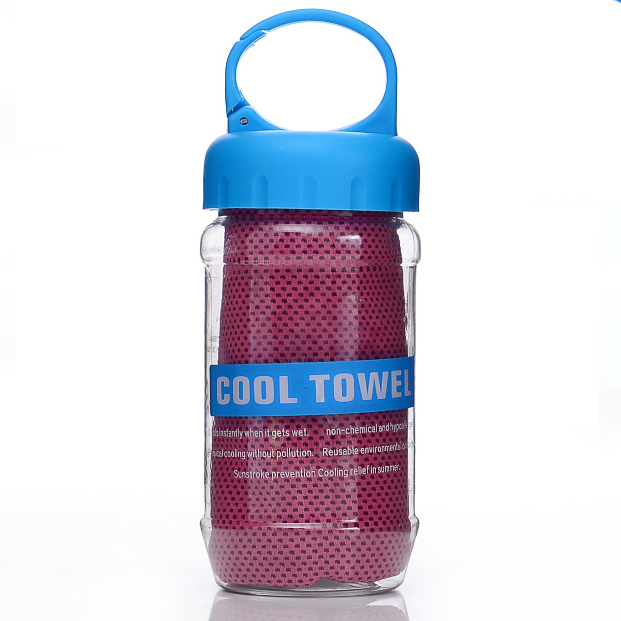 Summer Instant Chill Cooling Towel | Portable Bottle Pack Heat Relief Towel For Gym, Hiking & Outdoor
