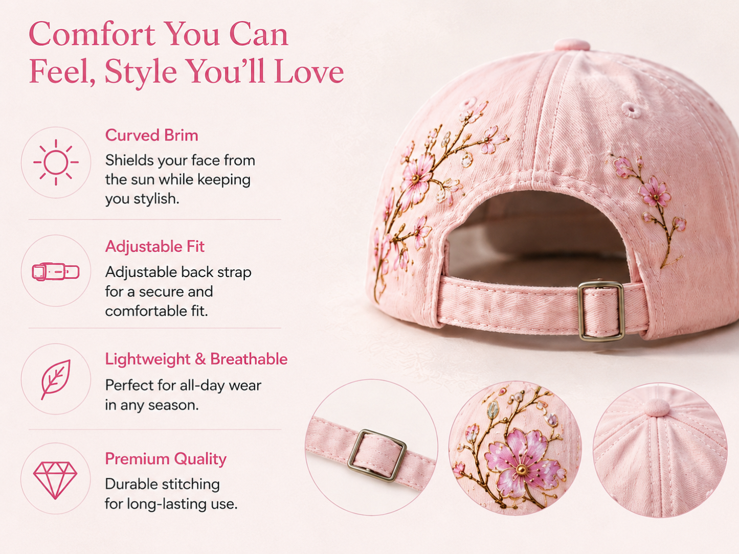 2026 Garden Morning Baseball Cap