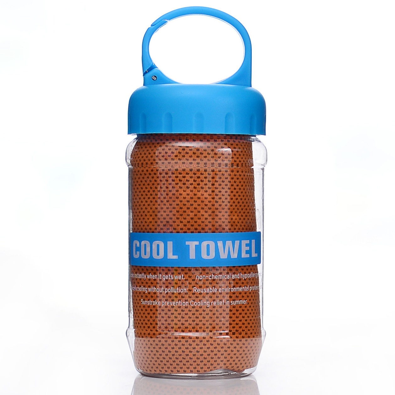 Summer Instant Chill Cooling Towel | Portable Bottle Pack Heat Relief Towel For Gym, Hiking & Outdoor