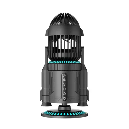 Rocket-Shaped Desk Fan
