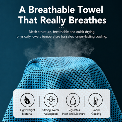 Summer Instant Chill Cooling Towel | Portable Bottle Pack Heat Relief Towel For Gym, Hiking & Outdoor