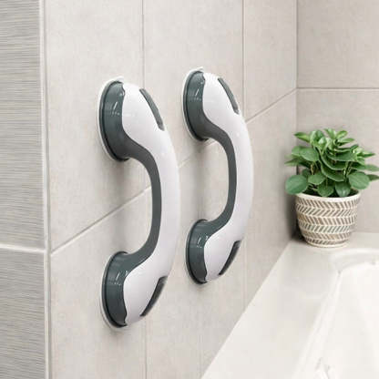 Shower Grab Bar – Strong Suction & No Drill Install | Bathroom Safety Handle For Shower Or Tub With Secure Grip On Smooth Surfaces